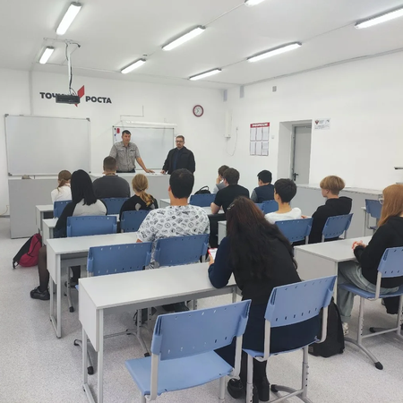 Профориентационная встреча с представителями челябинского авиационного колледжа