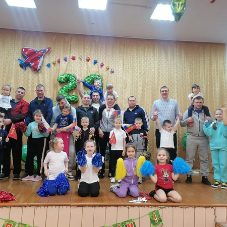 Спортивно-патриотическая игра "Вместе с папой"