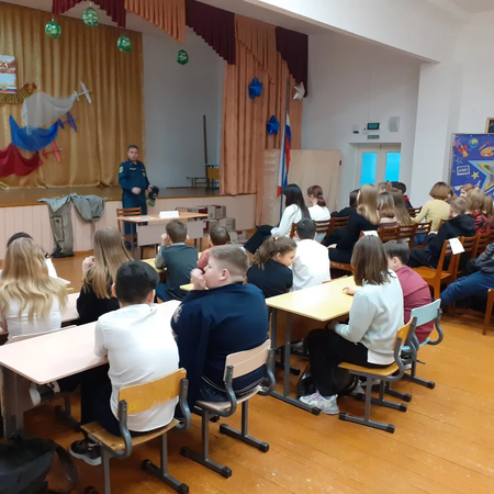 Открытый урок с начальником караула117 пожарно-спасательной  части 59 ПСО ФПС ГПС ГУ МЧС России  по Свердловской области