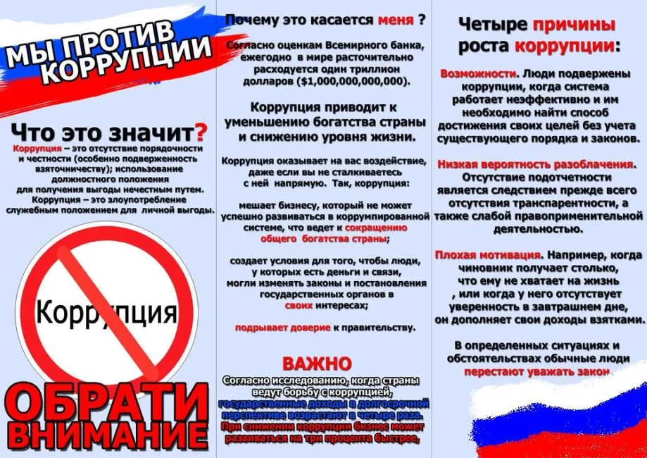 Мы против коррупции!!!