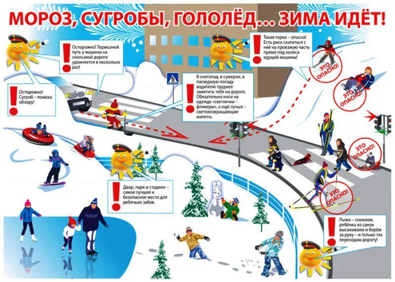 Техника безопасности зимой